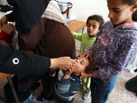 Suriye'de Görülen Çocuk Felci Vakaları Nedeniyle Aşı Uygulamaları Başladı